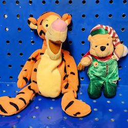 Disney Winnie The Pooh And Tigger Stuffies