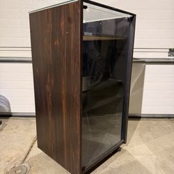 Vintage Pioneer Audio Cabinet – Glass Door – Perfect for Bar, Vinyl, or Media Setup