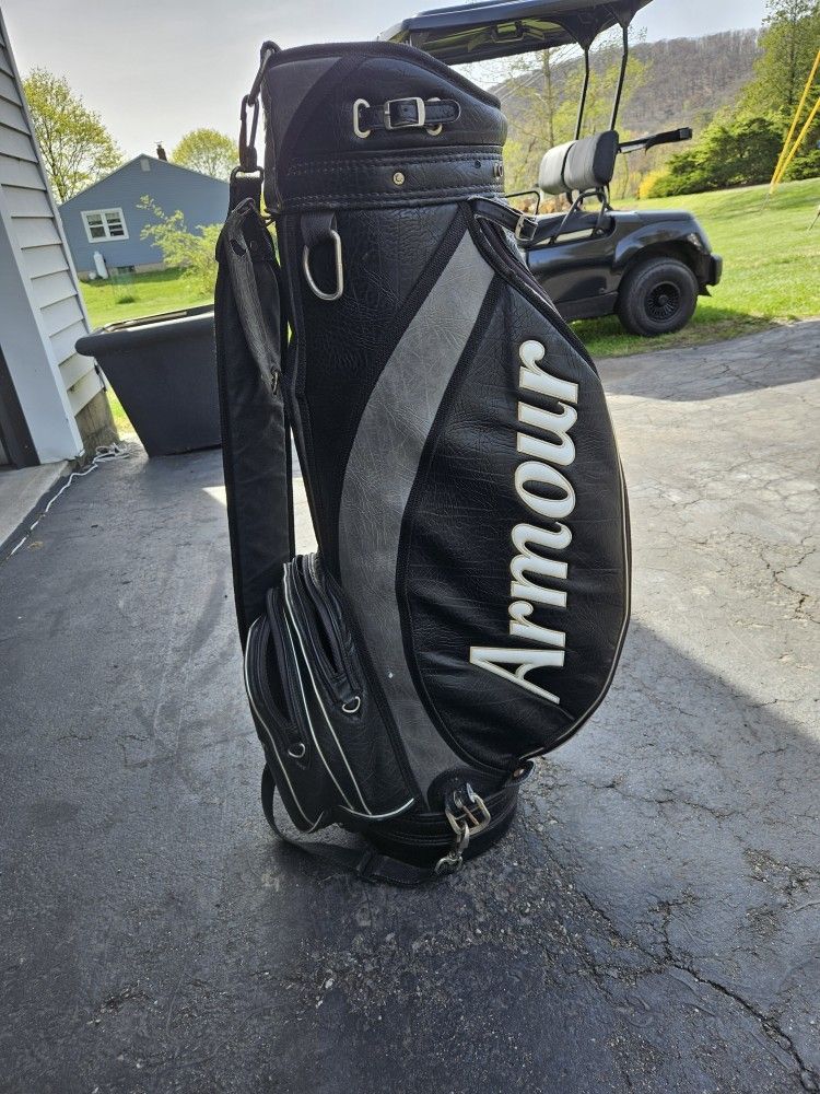 Full Leather Armour Cart Bag