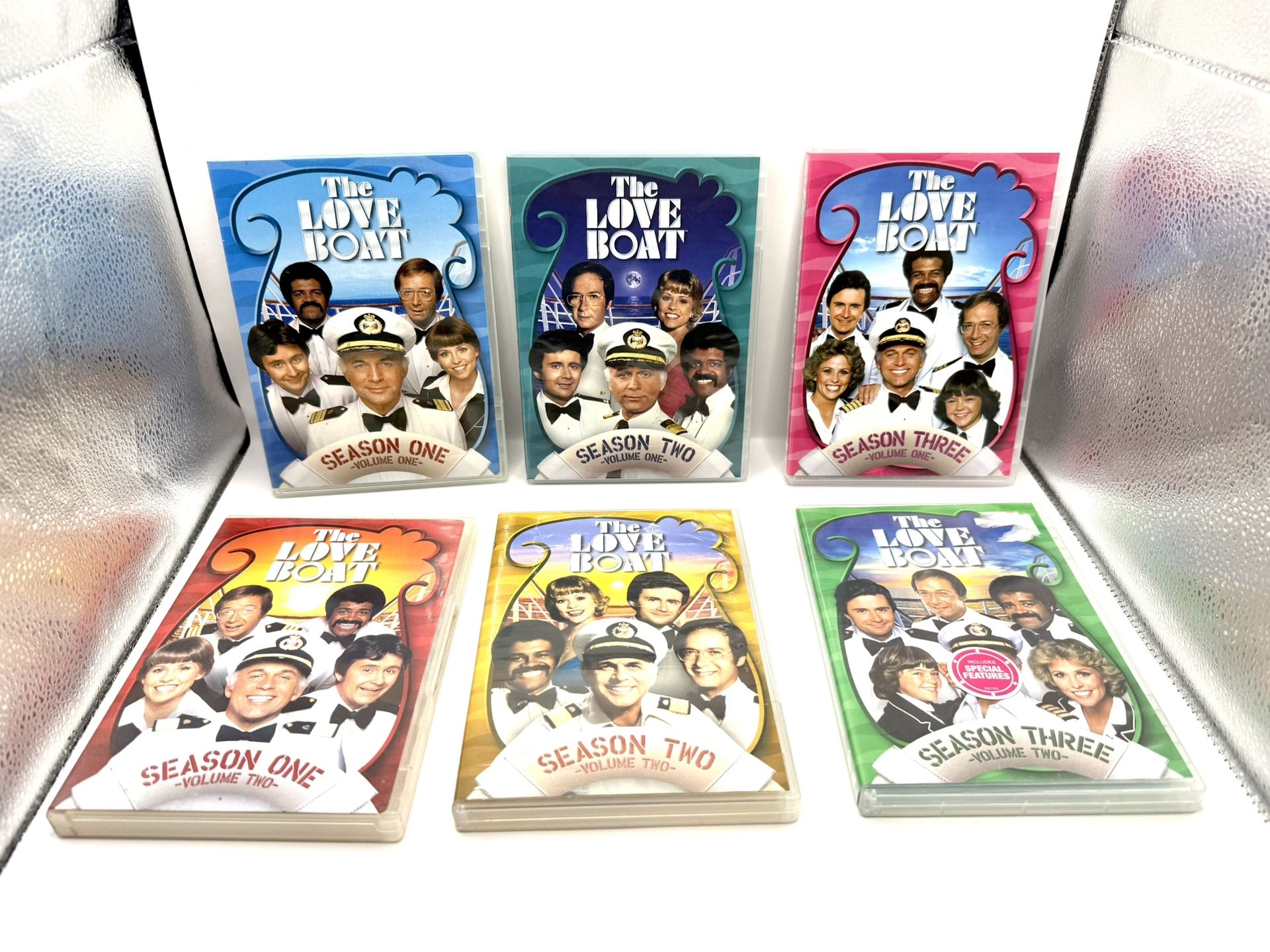 The Love Boat DVDs, Seasons 1-3, Vol. 1 & 2. Complete. 