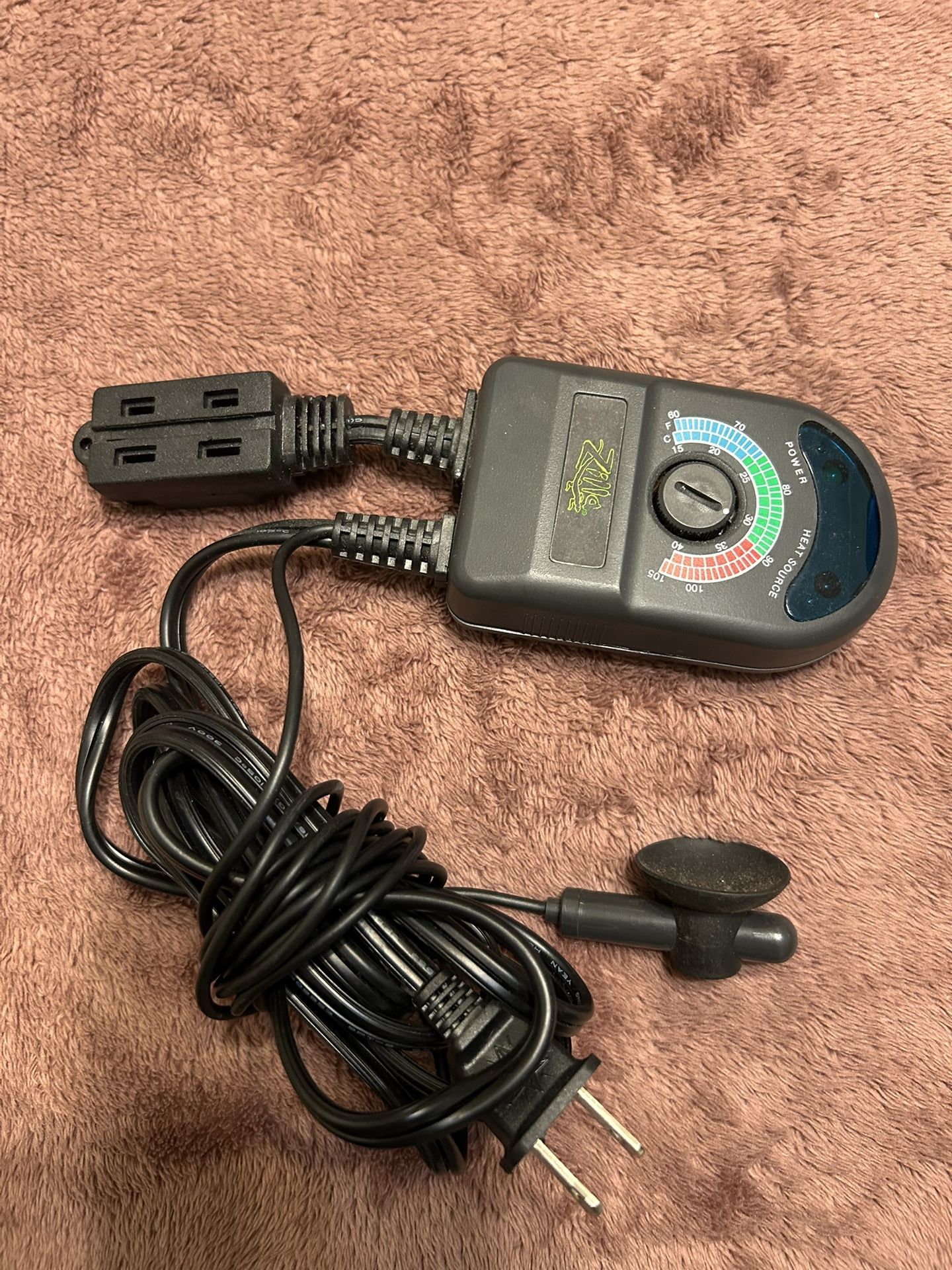 Reptile Enclosure Thermostat Gauge And Adapter