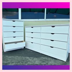 5 and 8 drawers dresser / Five and eight drawers dresser / Cajoneras