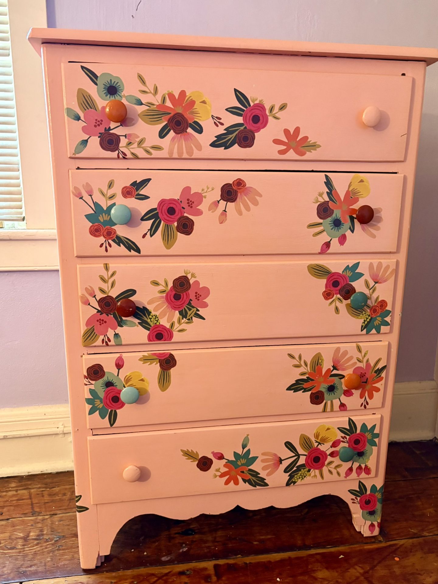 Beautiful Antique Dresser - Refinished For Girls Room