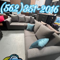 Three Seater Couch New Grey Sofa Nuevo 