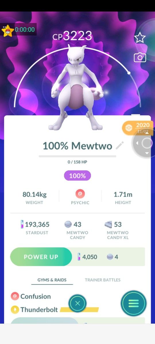 Mewtwo 100% Pokemon Go Trade If You Can Spoof To Me