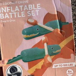 Inflatable Pool Battle Set Crocodile 