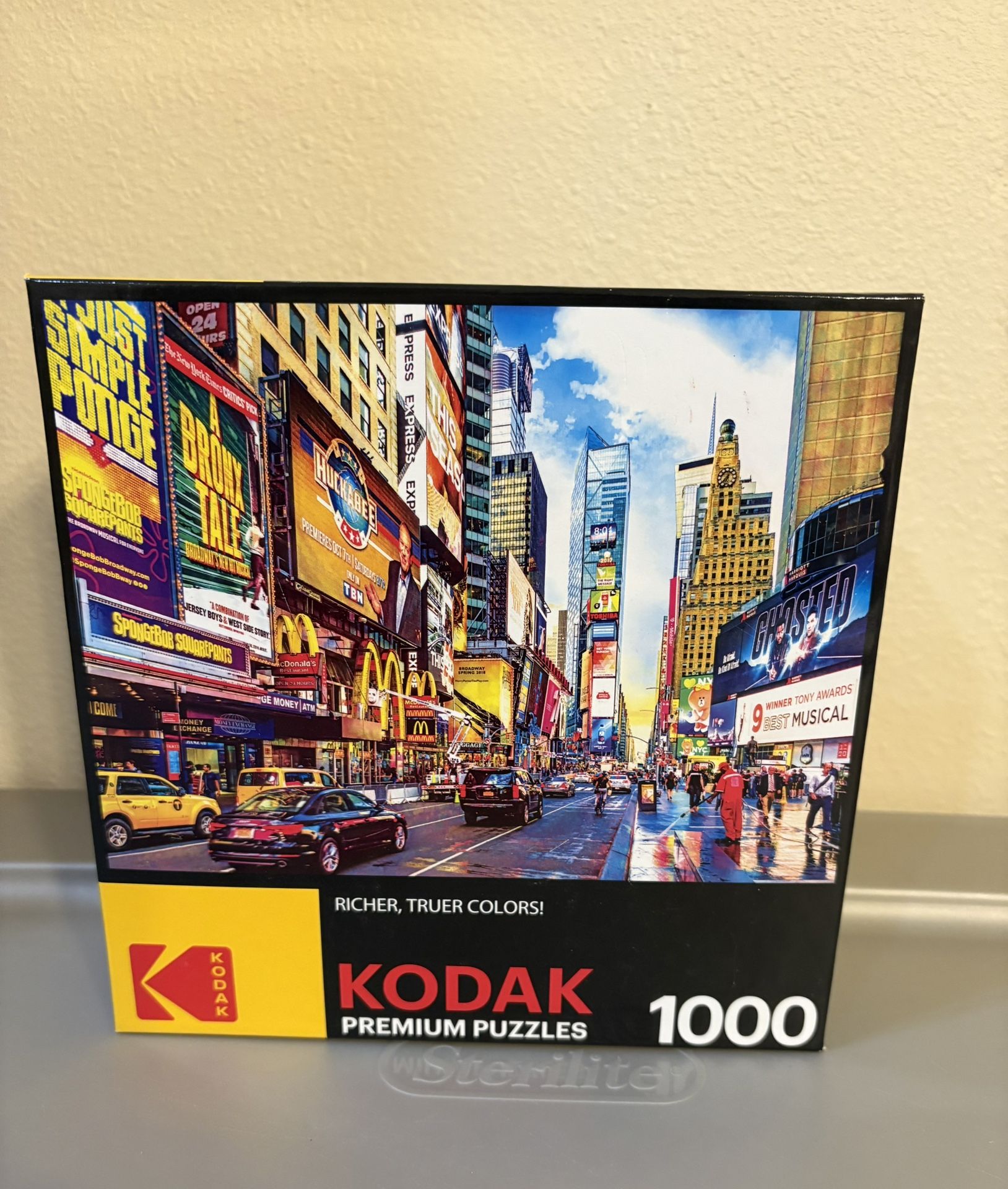 Kodak Premium Puzzles 1000 Pieces Times Square & 7th Ave