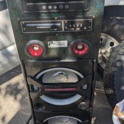 Match Star Rechargeable Bluetooth Karaoke Speaker