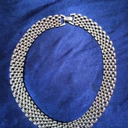 Napier Silver Panther Necklace