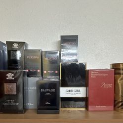 Colognes and perfumes