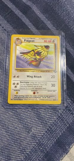 Pidgeot Rare Card 