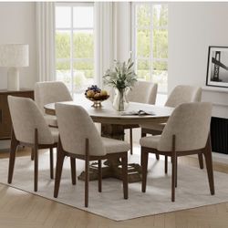 Taupe Modern Dining Chairs Set of 4