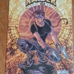 Tomb Raider Paperback Book Comic Mystic Artifacts 2001 