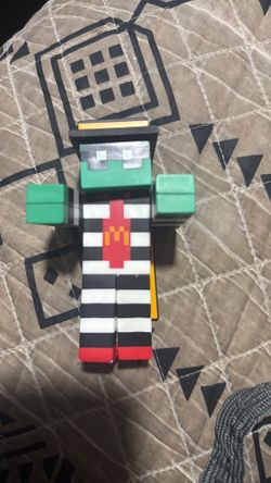 Mcdonalds Zombie Figure Minecraft Collab