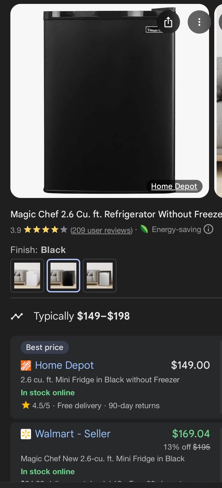 Magic Chef Refrigerator