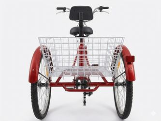 3 Wheel Bike With Basket 7 Speed
