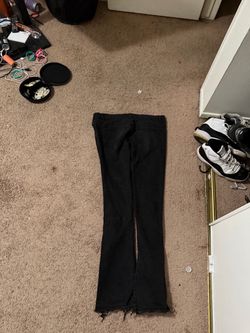 Black Stacked jeans