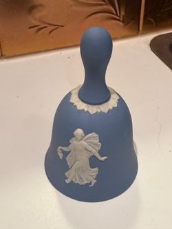 Wedgwood Danbury Mint Blue Jasperware Bell Excellent Condition