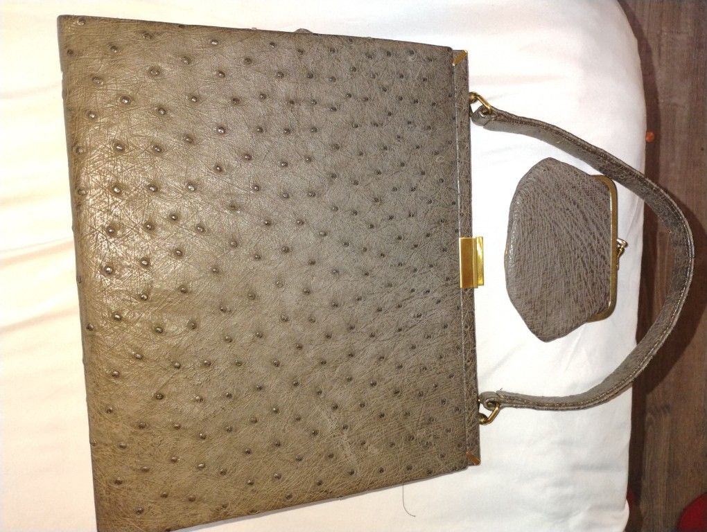 Ostrich Leather Purse ( Vintage)
