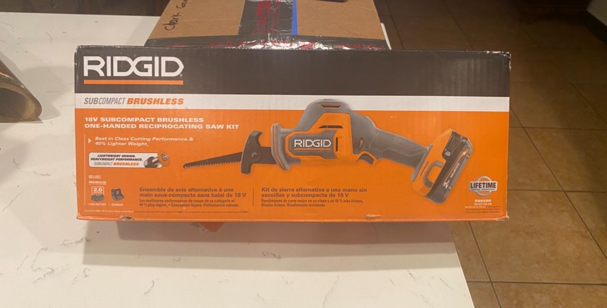 Rigid Subcompact Brushless Reciprocating Saw