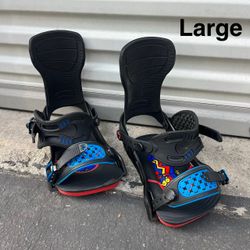 NICE Bent Metal Axtion snowboard bindings MEN'S Large