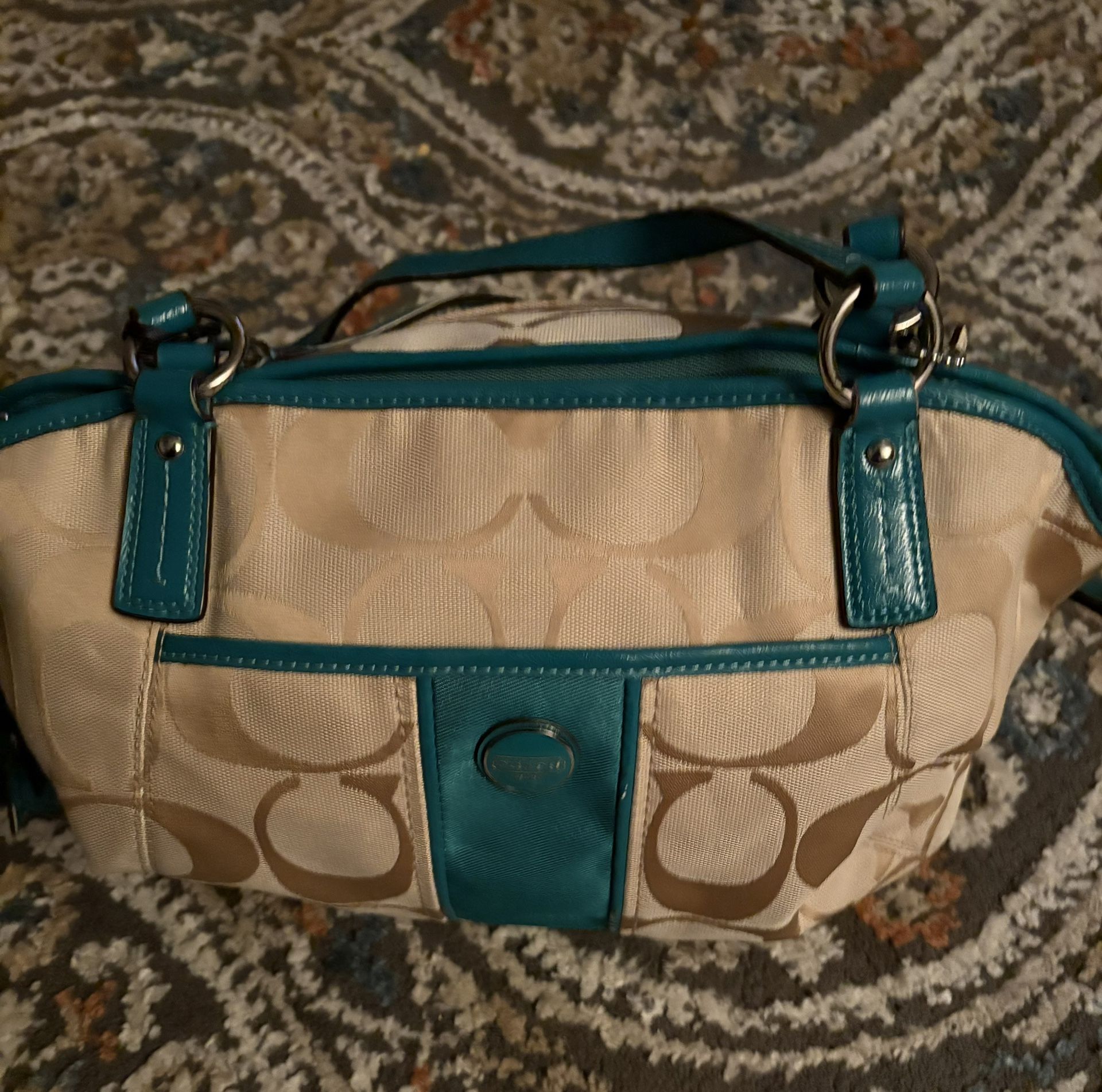 Coach Teal Purse