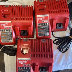 Milwaukee Charger M18/M12     $42 For Each 