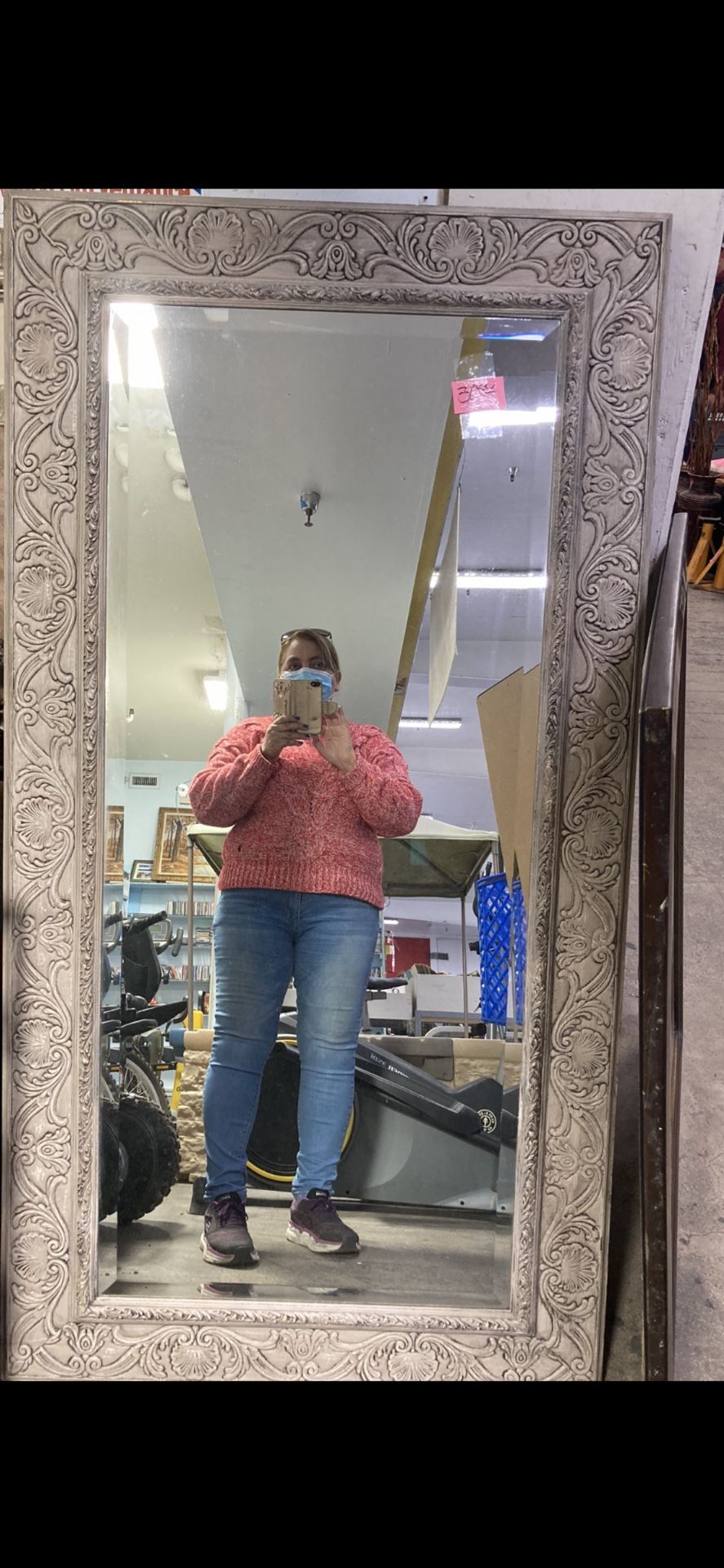 Long Mirror Measure 4 Ft High $25.00