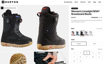 Burton Snowboarding Boots Women 5.5