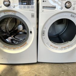 LG Steam Washer And Electric Dryer 