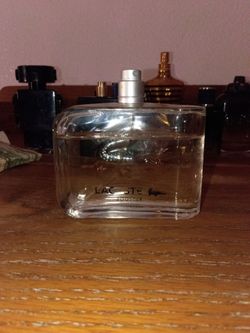 Selling Lacoste cologne (booster) and jimmy choo cologne (blue)