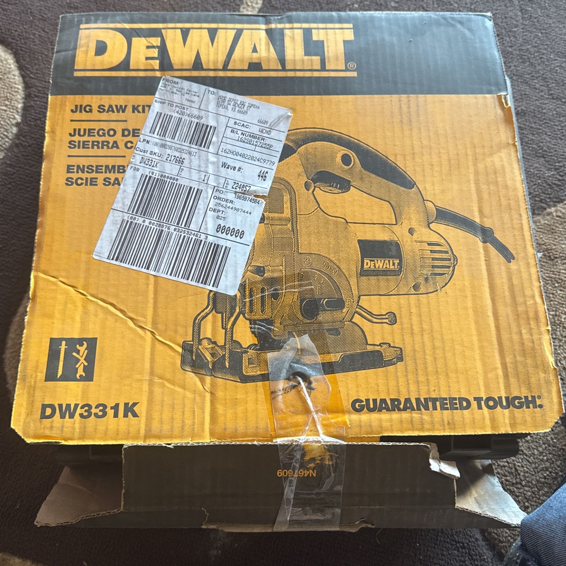 Dewalt Jig Saw Kit