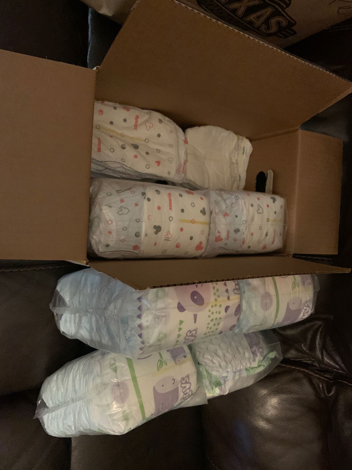 Diapers size 1 and 2