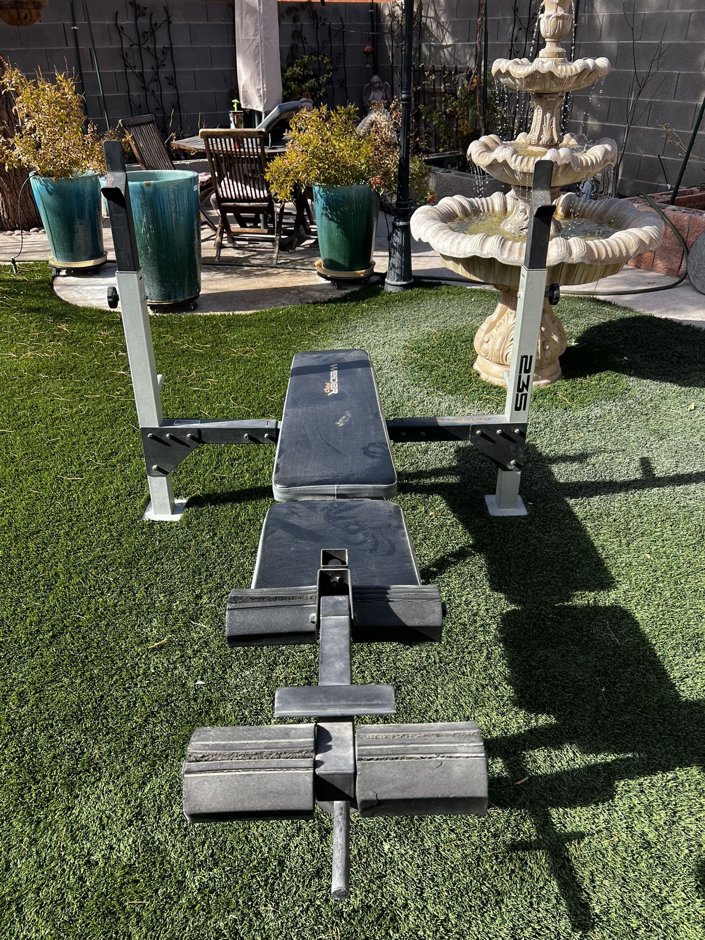 Weight Bench With Leg And Arms Accessories