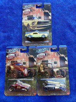 New Hot Wheels Silver Series Barn Finds Diecast Cars (Valencia) $5 Each One