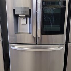 LG 26 Cu Ft Smart Instaview Door-In-Door Refrigerator 