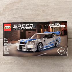 NEW LEGO 76917 Speed Champions 2 Fast 2 Furious Nissan Skyline GT-R (R34) Brand New In Factory Sealed Box 100% Complete Price FIRM See My Listings Wes