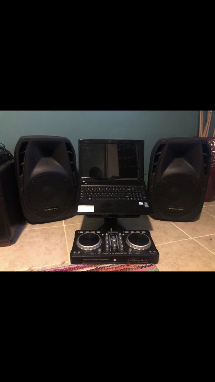 American Audio DJ Setup