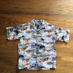 Vintage 1993 Rare Pataloha Fishing Lure AOP shirt