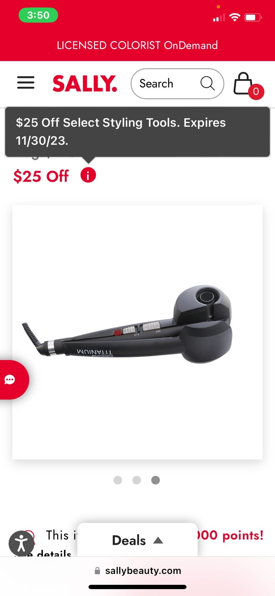 Beliss Pro Titanium Curler