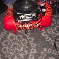 New Husky whisper 68 100 Max PSI 2Gals Elec  Air compressor 