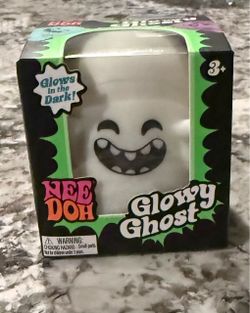 Nee Doh Glowy Ghost Stress Ball Toy