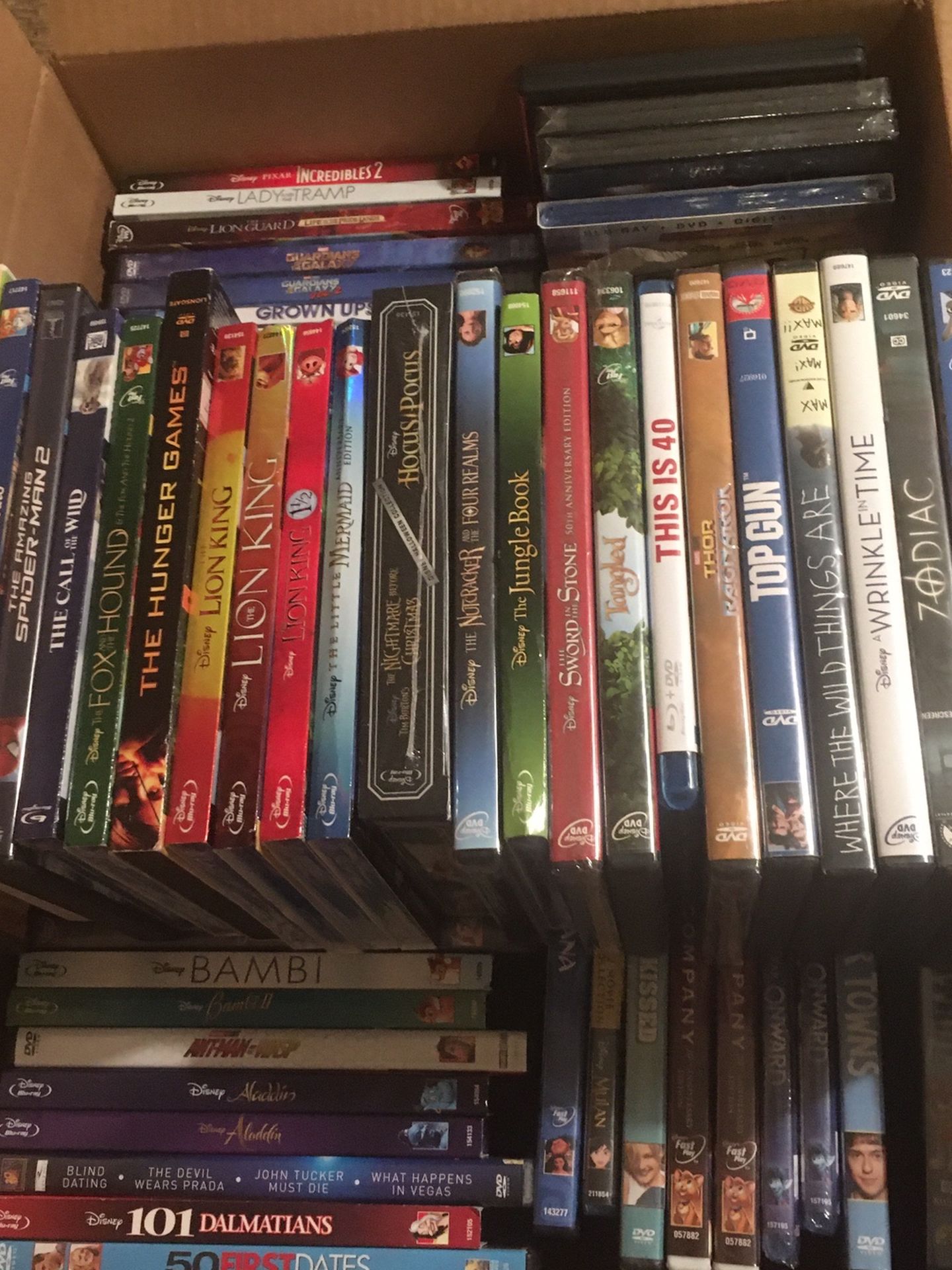 79 Blu-Rays And DVDs