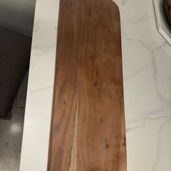 Long Acacia Cutting Board with Handle
