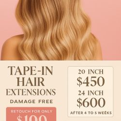 TAPE IN HUMAN HAIR EXTENSIONS 100% Quality Human Hair 