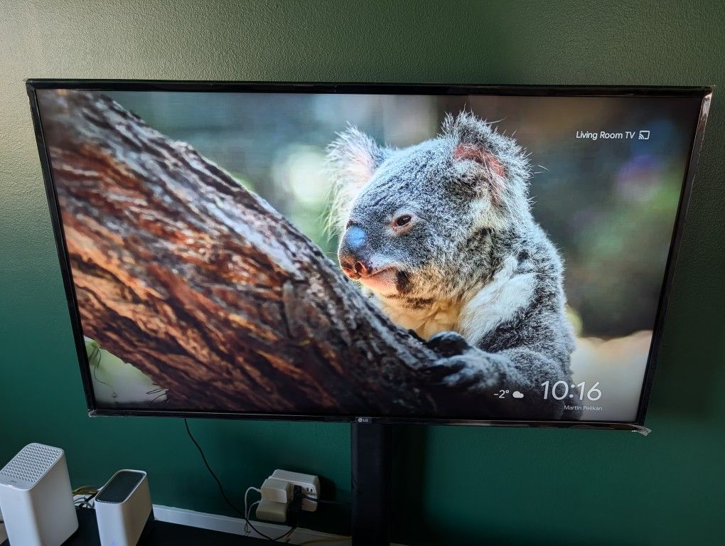 LG 49" 4 K UHD TV With Stand