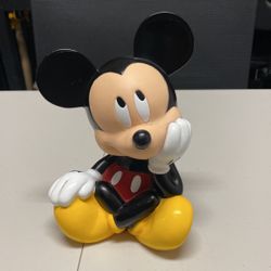 Mickey Mouse Piggy Bank (plastic)