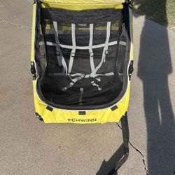 Schwinn 80lb Toddlers Kids Bike Trailer Prescott Yellow/Black Reflective Harness