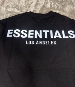Fear of God Essentials Los Angeles Black T-Shirt XL Short Sleeve