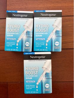Neutrogena hydro boost serum $10/each